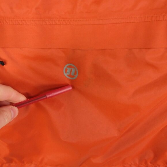 Novara Jacket Mens Large Orange Full Zip Cycling Rain Lightweight Full Zip - Picture 11 of 12